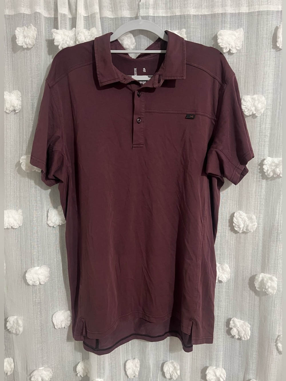 Arc'teryx Men's Polo in Deep Wine